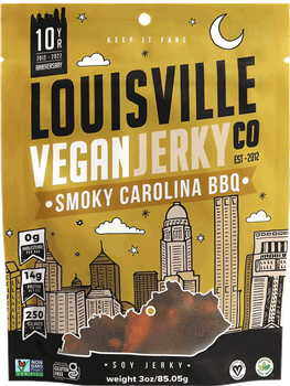 Louisville Vegan Jerky Smokey Carolina BBQ