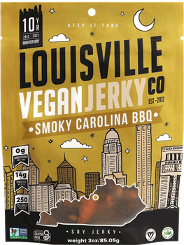 Louisville Vegan Jerky Smokey Carolina BBQ