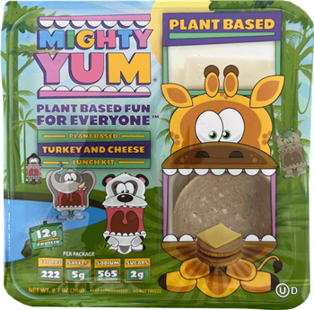 Mighty Yum - Plant-Based Lunch Kit - Turkey and Cheese