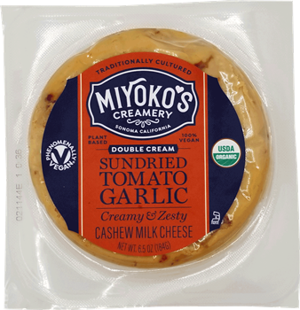 Miyoko's Creamery - Vegan Cheese - Double Cream Sundried Tomato Garlic