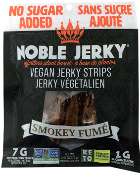 Noble Vegan Jerky - Smokey - No Sugar Added