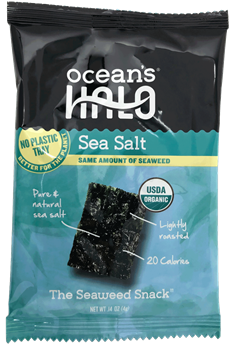 Ocean's Halo - The Seaweed Snack - Sea Salt