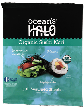 Ocean's Halo - Organic Sushi Nori - Full Seaweed Sheets