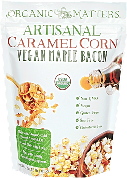 Organic Matters - Artisanal Caramel Corn - Vegan Maple Bacon