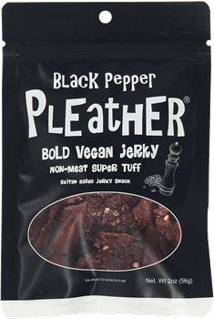 Pleather - Bold Vegan Jerky - Black Pepper