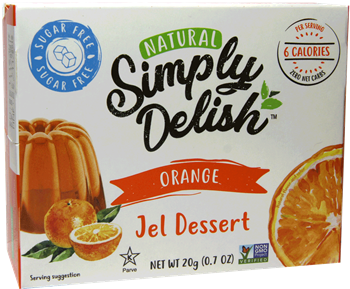 Simply Delish - Natural Vegan Jello - Orange