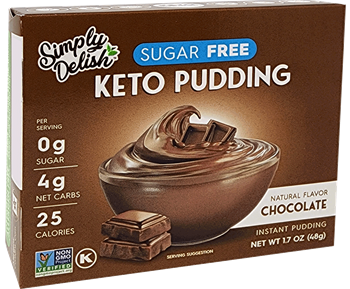 Simply Delish - Keto Pudding - Chocolate