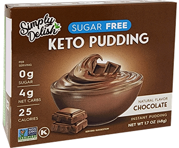 Simply Delish - Keto Pudding - Chocolate