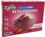 Simply Delish - Keto Pudding - Strawberry