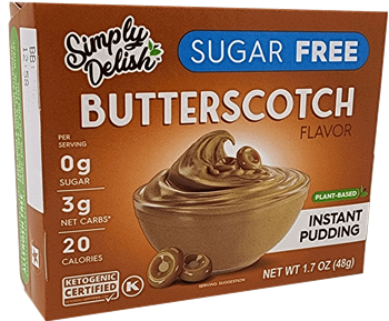 Simply Delish - Keto Pudding - Butterscotch