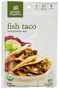 Simply Organic - Fish Taco Seasoning