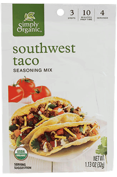 Simply Organic - Southwest Taco Seasoning