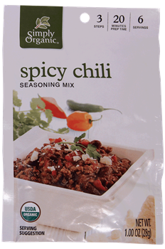 Simply Organic - Spicy Chili Seasoning