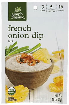 Simply Organic -  French Onion Dip Mix