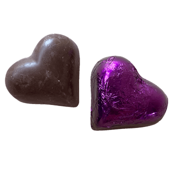 Sjaak's Organic Chocolates - Raspberry Dark Chocolate Heart