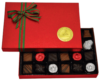 Sjaaks Organic Chocolates - 12 Piece Assorted Gift Set