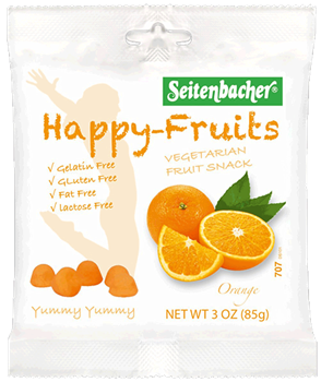 Seitenbacher Happy Fruits - Orange Gummy Candy