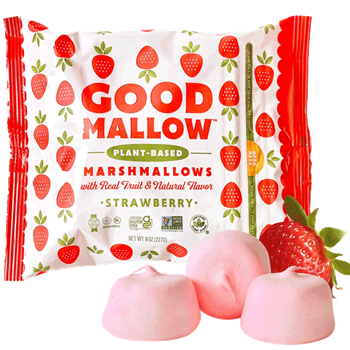 Good Mallow - Plant-Based Marshmallows - Strawberry