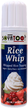 SoyaToo - Rice Whip - Vegan Whipped Topping