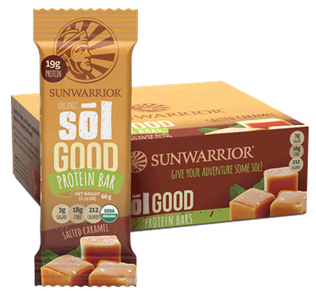 Sunwarrior - Sol Good Protein Bar - Salted Caramel