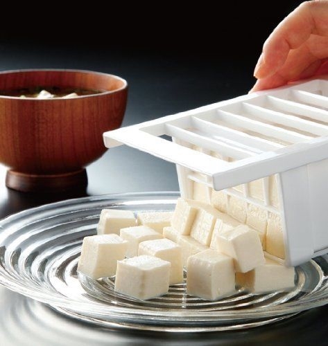 Cabilock Tofu Cutter Plastic Rectangle Handmade Press Maker Food