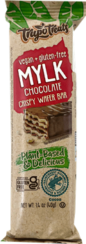 Trupo Treats - Vegan Mylk - Crispy Wafer Bar - Chocolate