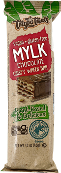 Trupo Treats - Vegan Mylk - Crispy Wafer Bar - Chocolate