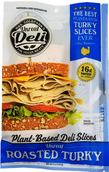 Unreal Deli - Plant Based Deli Slices - Roasted Turk'y