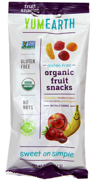 YumEarth - Organic Fruit Snacks - Single Serve 2 oz Bag