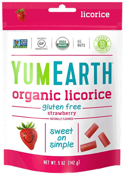 YumEarth - Organic Licorice - Strawberry , 5 oz. Bag
