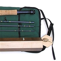 wood fly rod, spinning rod case - the ultimate fishing collector's gift