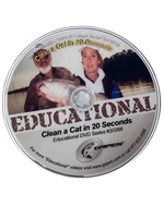 Gapen DVD Educational DVD - How to Clean Catfish Fast
