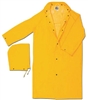 MCR 240C 49" Yellow Classic Plus Rain Coat With Detachable Hood