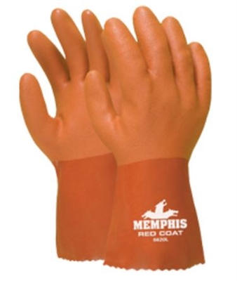 MCR 6620 Red Coat 10" PVC Glove