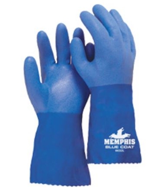 MCR 6632 Blue Coat 12" PVC Glove