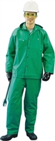 2W International 8035-SA Green Chemical Suit - Jacket And Overalls