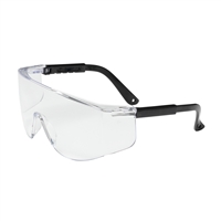 PIP 250-03-0000 Zenon Z28 OTG Rimless Safety Glasses with Black Temple, Clear Lens and Anti-Scratch Coating