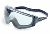 Uvex S3960CI Stealth Safety Goggle - Gray/Gray Clear Lens With Fabric Headband