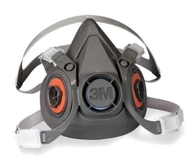 3M 6100 Half Facepiece Lightweight Respirator - Small