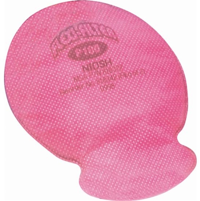 MSA 818343 Pink P100 With Nuisance Level OV Ozone Removal Flexi-Filter Pads For Advantage Respirators