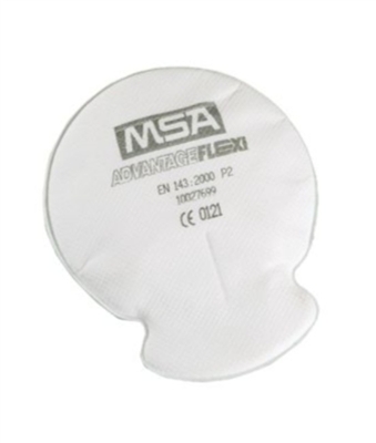 MSA 818347 Flexi-Filter N95 With Nuisance Level OV Removal Pads For Advantage Respirators