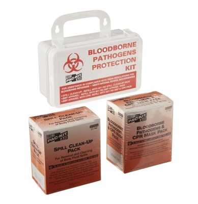 Pac-Kit 3065 Small Industrial Bloodborne Pathogen Kit With CPR