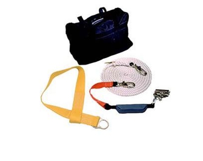 MSA 415942 FP Pro Rope Grap Kit With 50' 5/8" Polyester Rope And Anchorage Connector Strap