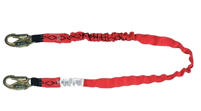 MSA 10023933 Single Leg CSA Diamond Shock-Absorbing Lanyard - HL2000 Harness Connection HL64 Anchorage Connection