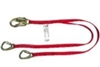 MSA 10059837 Twin Leg CSA Diamond Shock-Absorbing Lanyard - Swivel LS Snap Harness Connection And (2) GL3100 Anchorage Connection