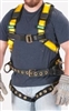 MSA 10077573 Workman Harness SXL With Qwik-Fit Chest & Tongue Leg Buckles With Back & Hip AttachmentAnd Integral Back Pad Tool Belt & Shoulder Pads