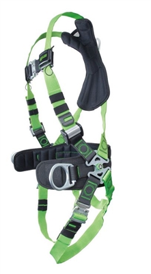 Miller RPY-QC-BDP/UGN Revolution Harness With Python Webbing - With Quick-Connect Buckle Legs, Removable Belt And Side D-Rings/Pads