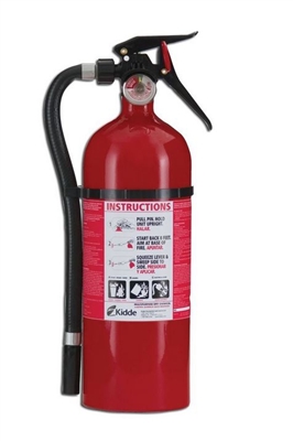 Kidde 21006204 5 Lb Service Lite Portable Fire Extinguisher