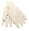 MCR 8100 White Straight Thumb Canvas Glove - Large