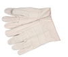 MCR 9128 Hot Mill Knuckle Strap Cotton Glove - 28 Oz Heavy Weight - 2-1/2" Band Top